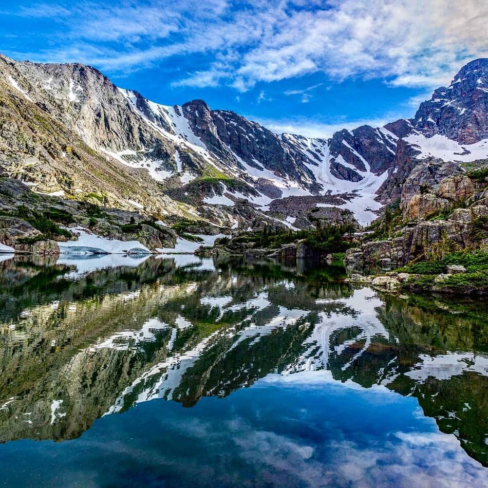 Hike the sky pond trail in Colorado at Rocky Mountain National Park