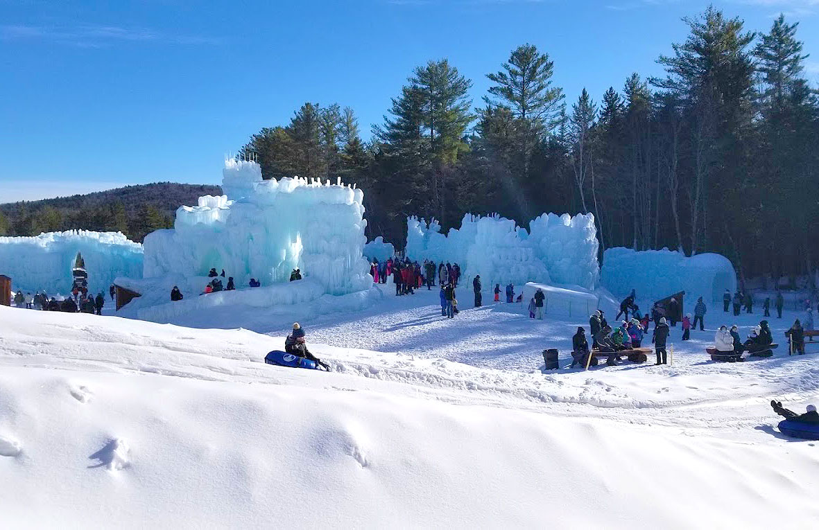 A guide for visiting the Ice Castles in New Hampshire