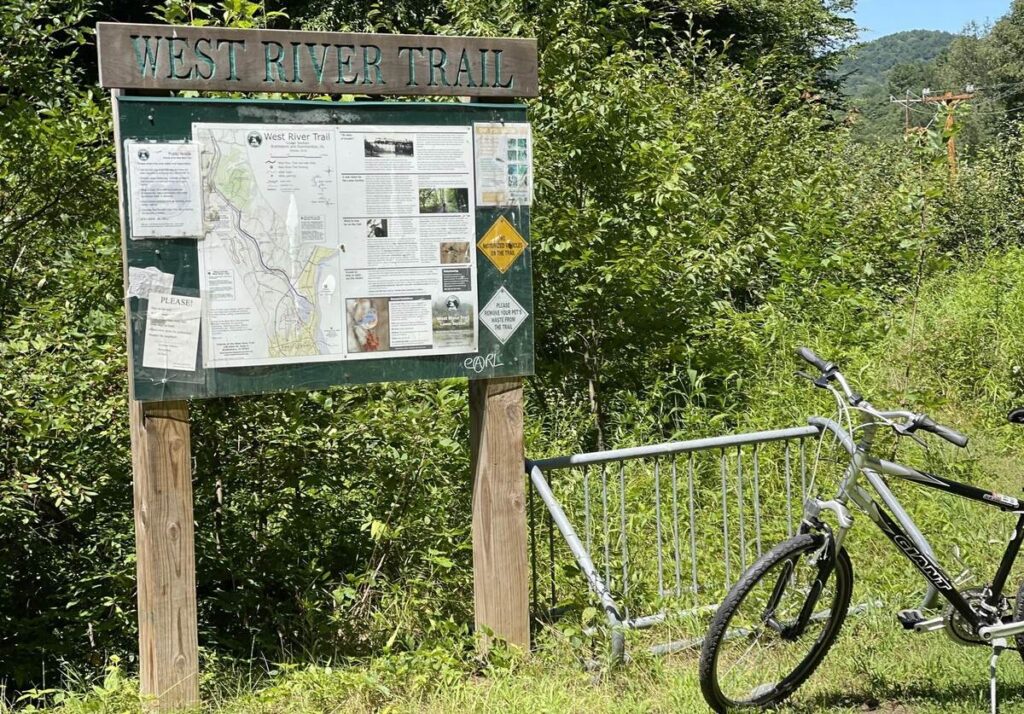 The best things to do in Manchester Vermont | Mancester VT activities: Bike Along the West River Trail